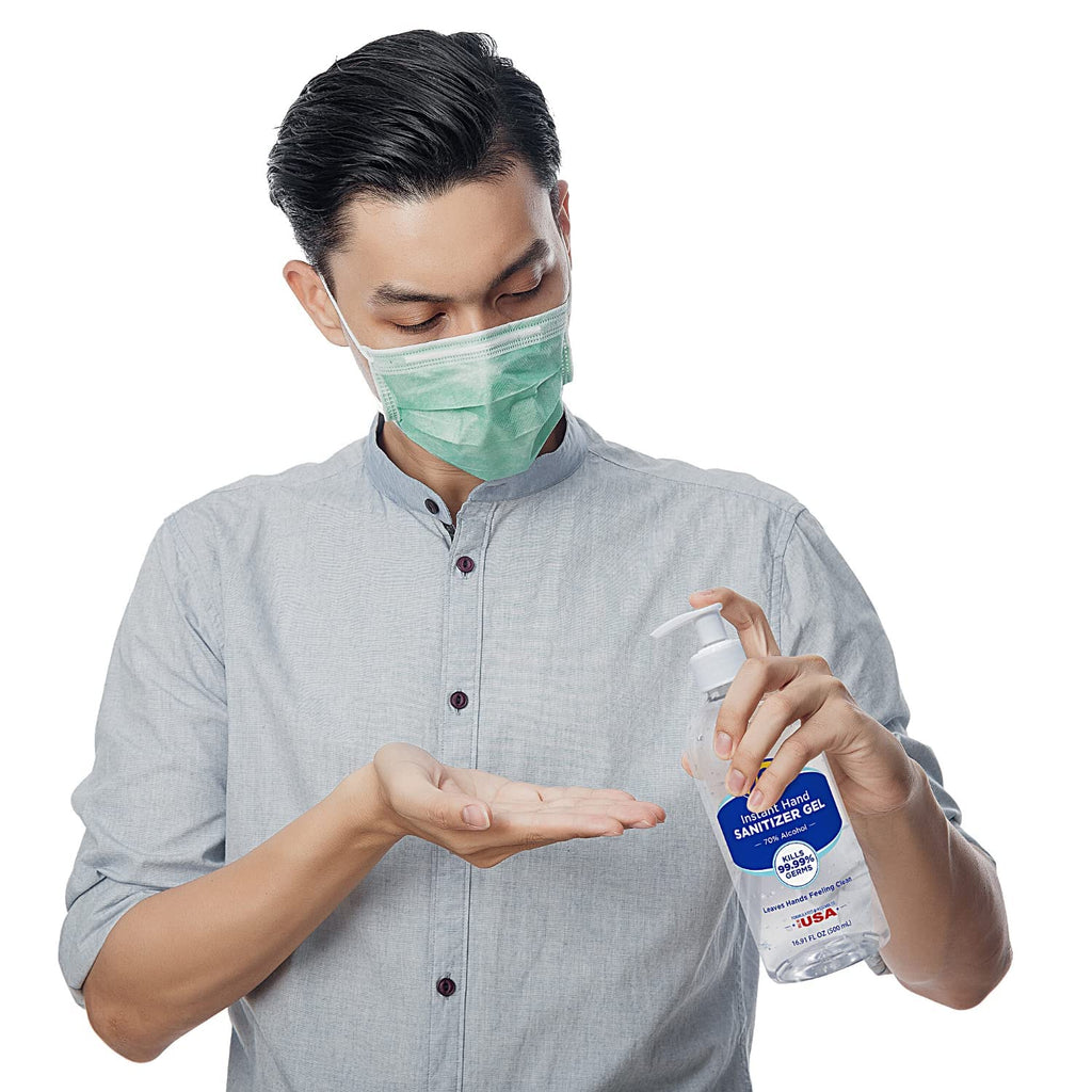 Instant Hand Sanitizer Gel 70% Alcohol 1 gallon Case of 4 C550