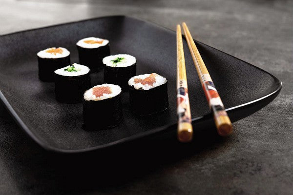 Rectangular Tray 29.5x12.5cm Black L91018