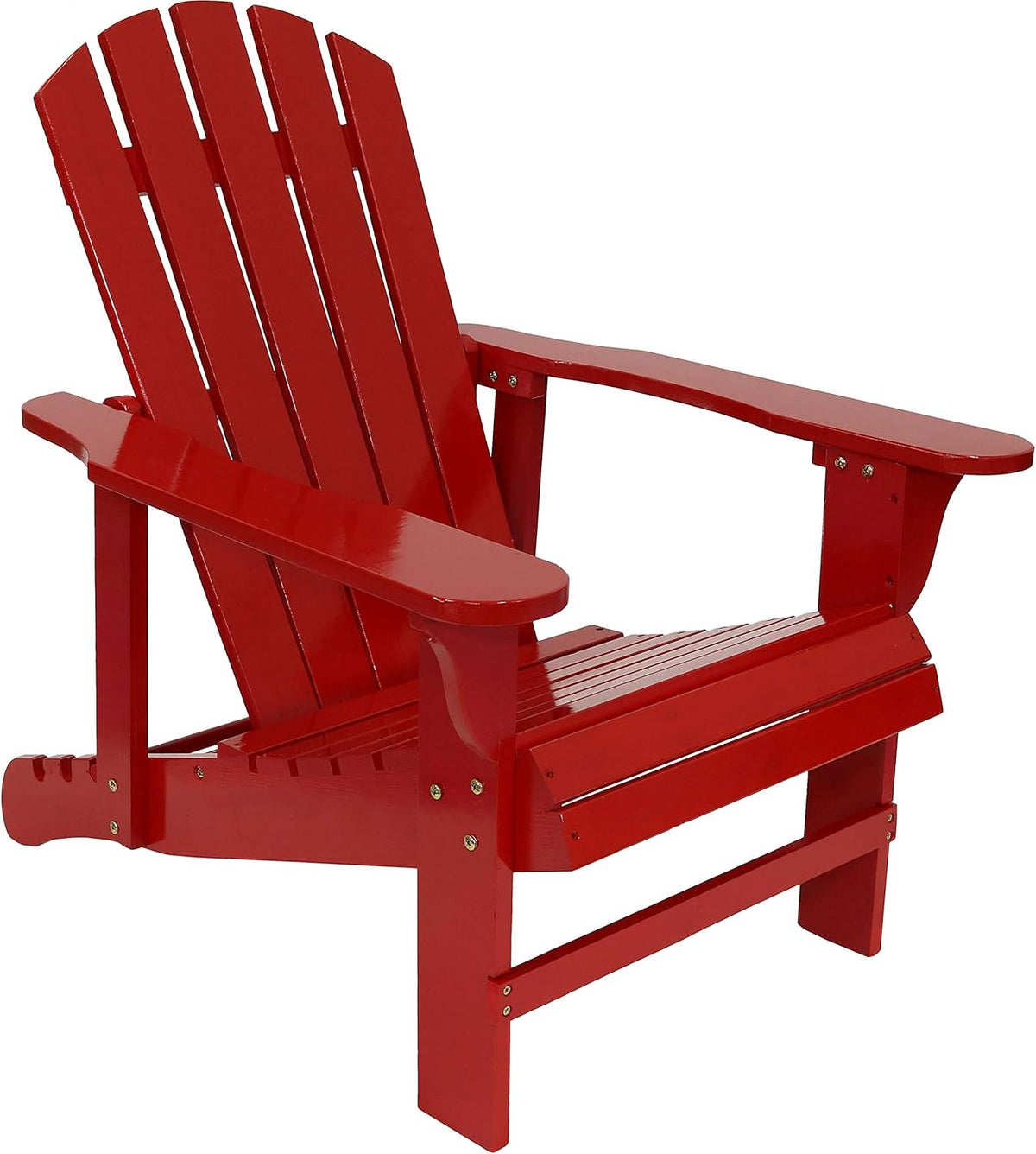 Adirondack Chair with Adjustable Backrest Natural Fir Wood Gray Y48775
