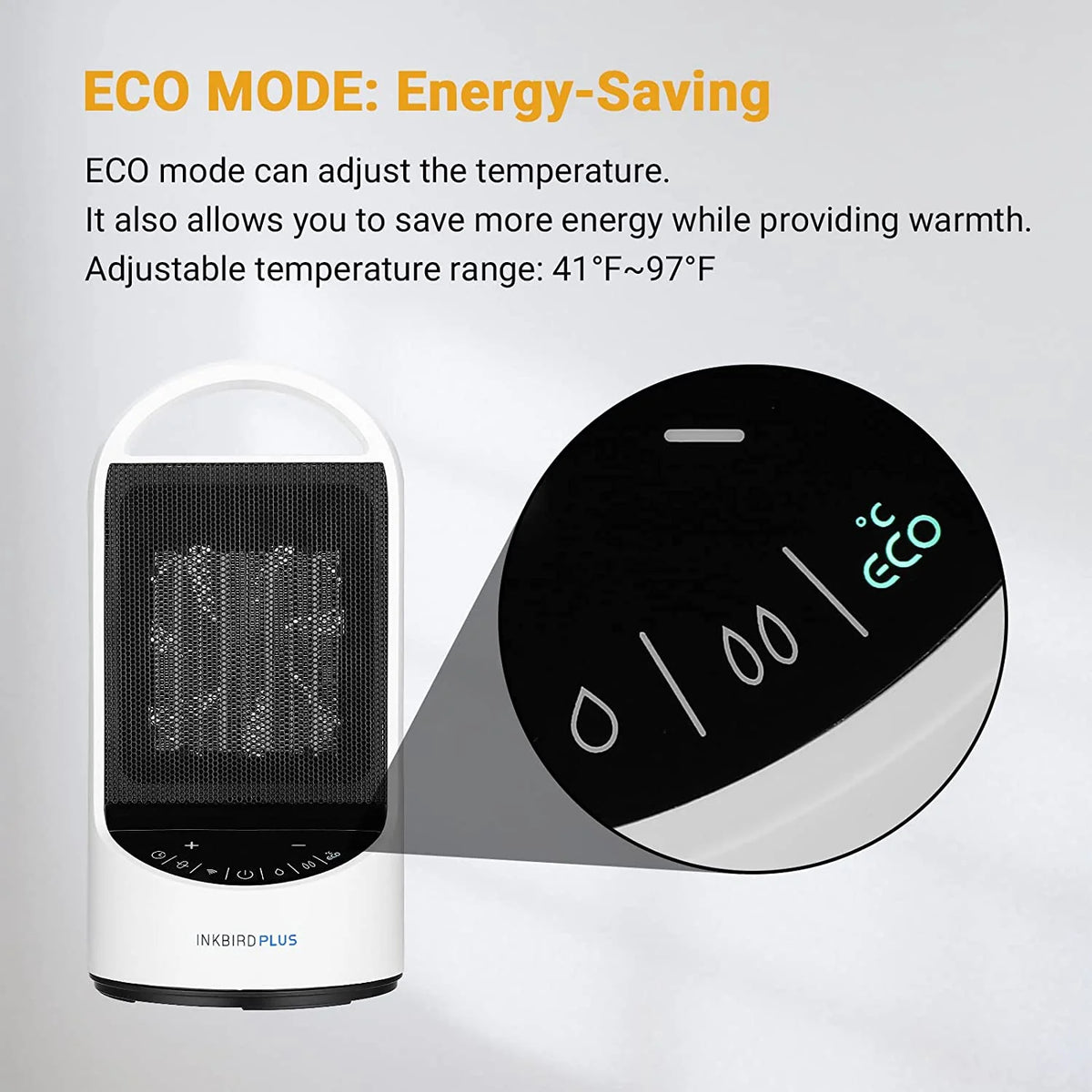 1500W Portable WiFi Space Heater with 24 Hours Timer U4078