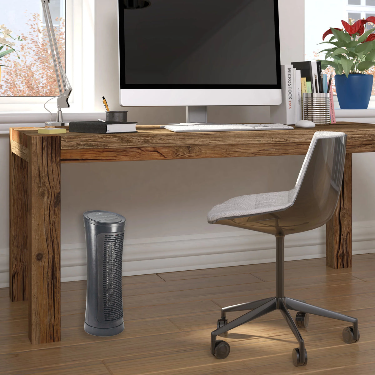 Black Ceramic Oscillating Heater D495422