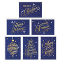 Boxed Christmas Cards Assortment, 6 Designs, 72 Cards with Envelopes A8341