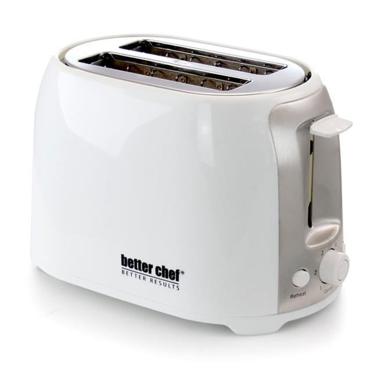 White Wide-Slot Toaster J875