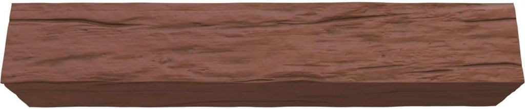 3-Sided Faux Wood Ceiling Beams, 8-in. W x 8-in. H x 8-ft. L, Redwood K1581