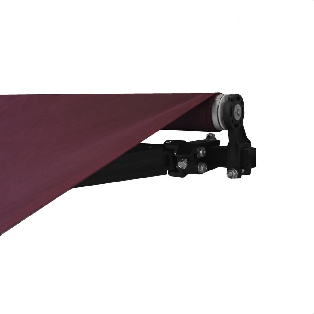 Burgundy Retractable Patio Awning B292