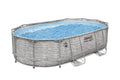 16 ft. x 10 ft. x 42 in. Oval Metal Frame Above Ground Pool Set S2816