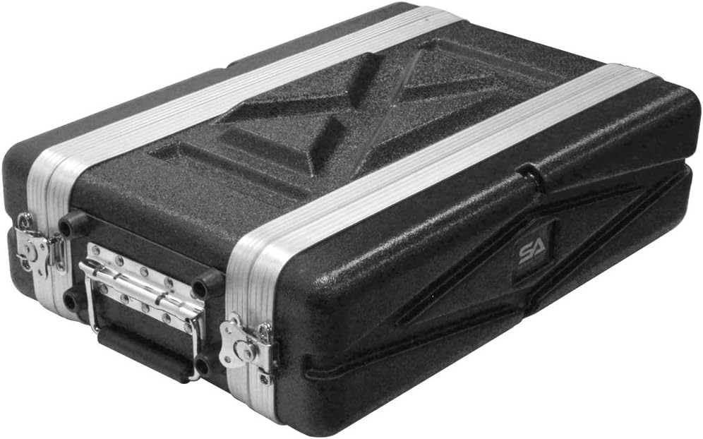 Lightweight 2 Space Compact ABS Rack Case R6506