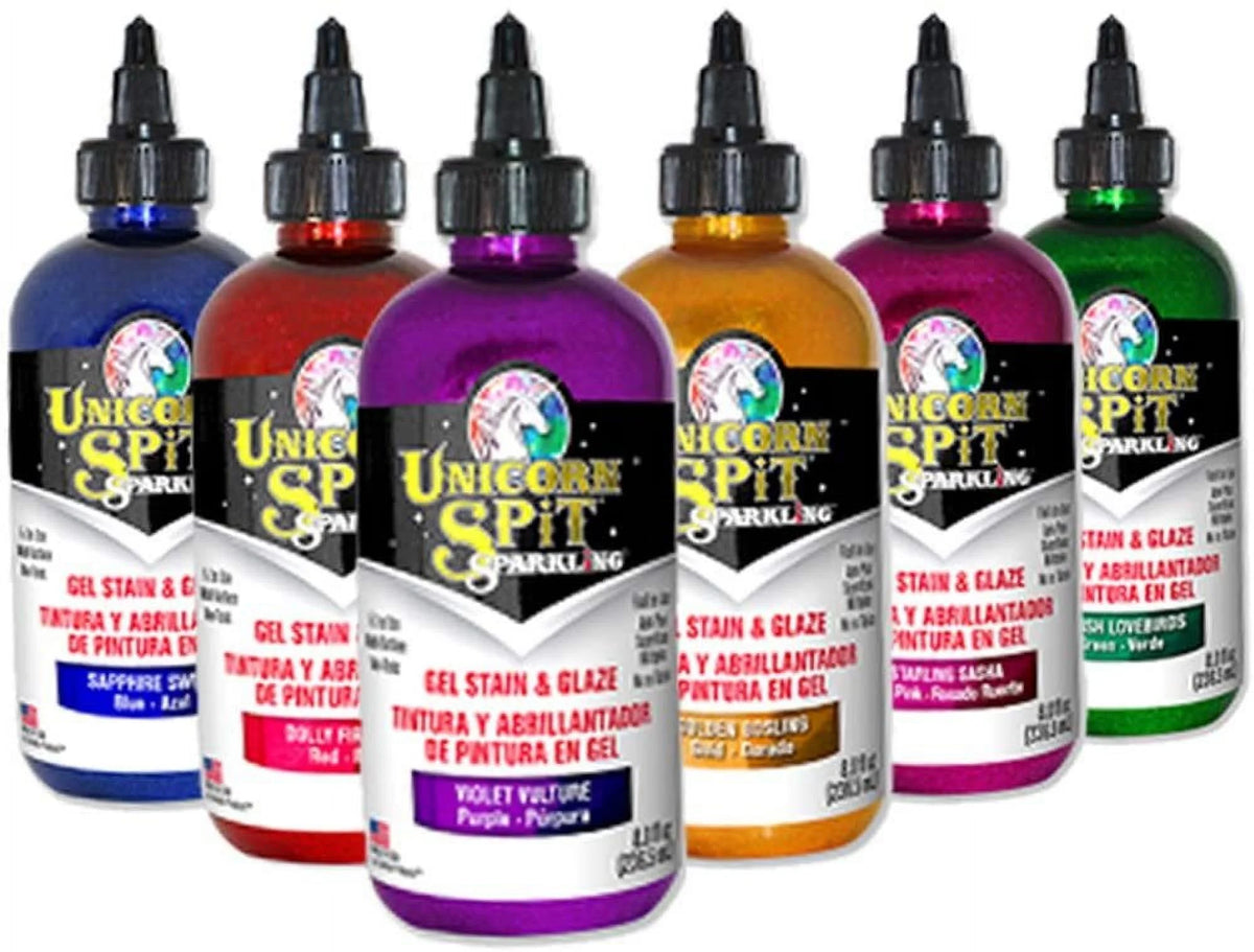 8 oz Gel Stain & Glaze Paint Bundle with Glaze Coat Kit T728