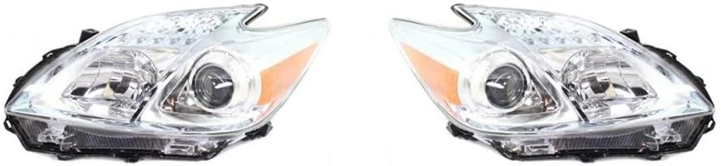 Pair Halogen Head Lights Assembly Unit K6649