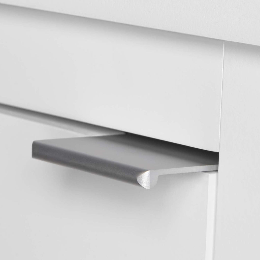 White Single Door Floor Cabinet H6174