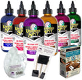 8 oz Gel Stain & Glaze Paint Bundle with Glaze Coat Kit T728