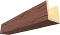 3-Sided Faux Wood Ceiling Beams, 8-in. W x 8-in. H x 8-ft. L, Redwood K1581