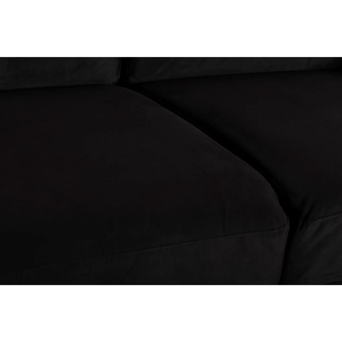 Black Velvet Loveseat with Nailhead Trim M79136