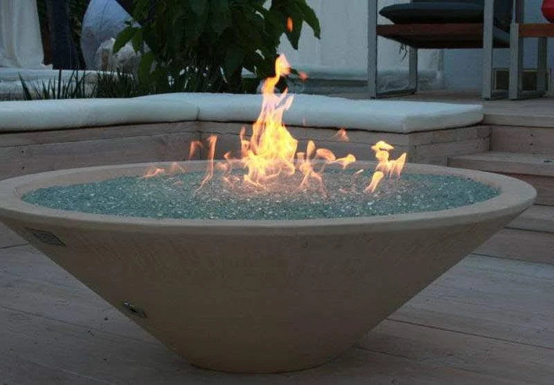 18x22 Round Stainless Steel Fire Pit Burner S8120