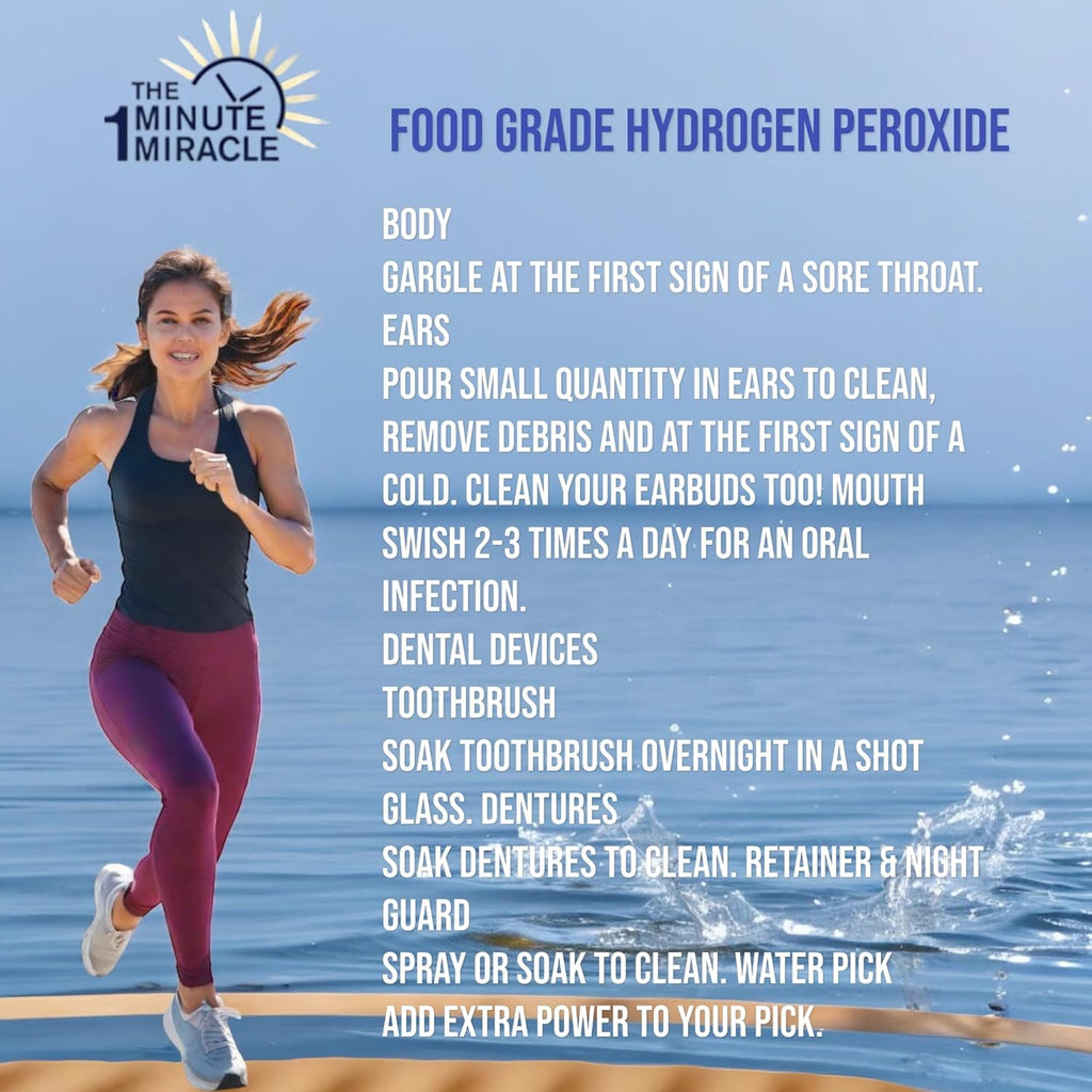 12% Hydrogen Peroxide Medical Food Grade 8 oz. A588