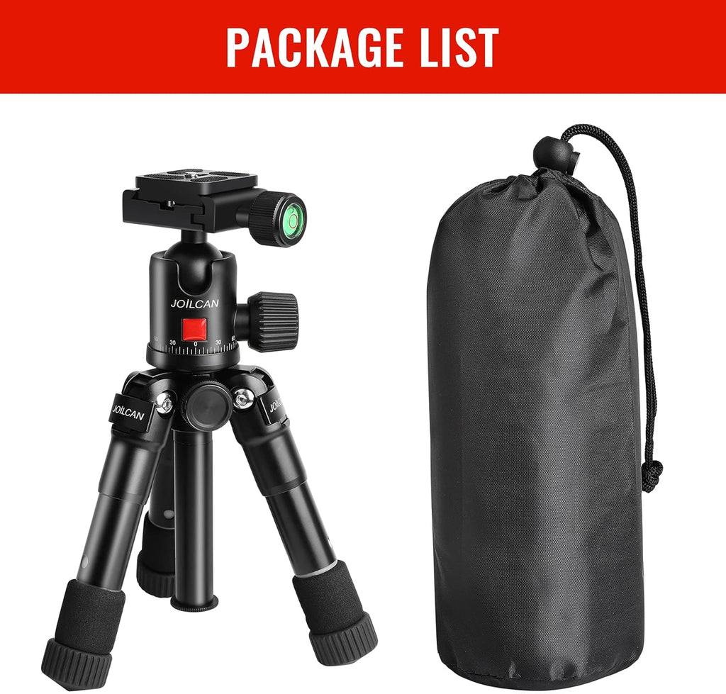 Black Pack of 2 Tabletop Tripod with 360 Degree Ball Head S2180