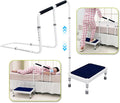 2-in-1 Bedside Guard Rails Step Stool with Handle L749675