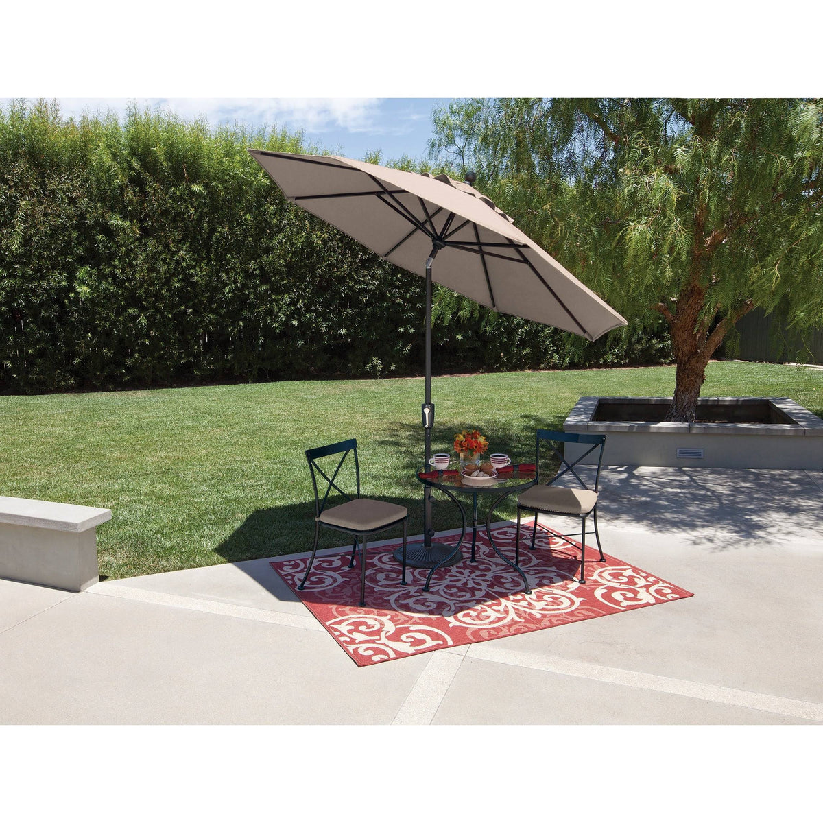 9 ft. Push Button Outdoor Umbrella A14126