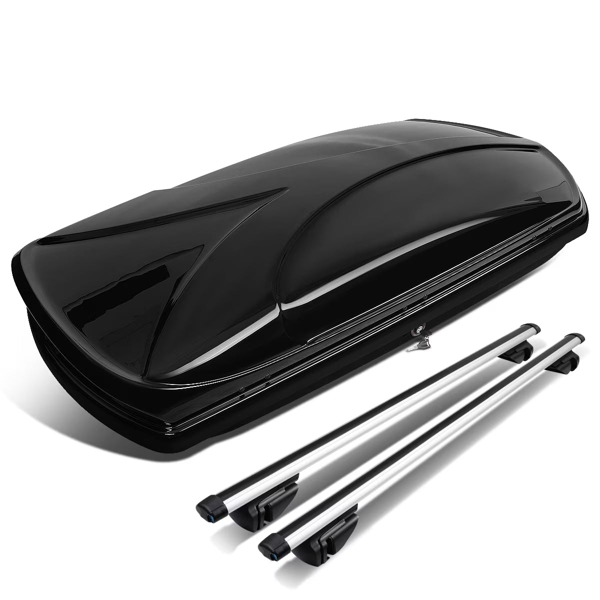 135cm Adjustable Aluminum Roof Top Cross Bar with Storage Cargo Baggage Carrier T8659