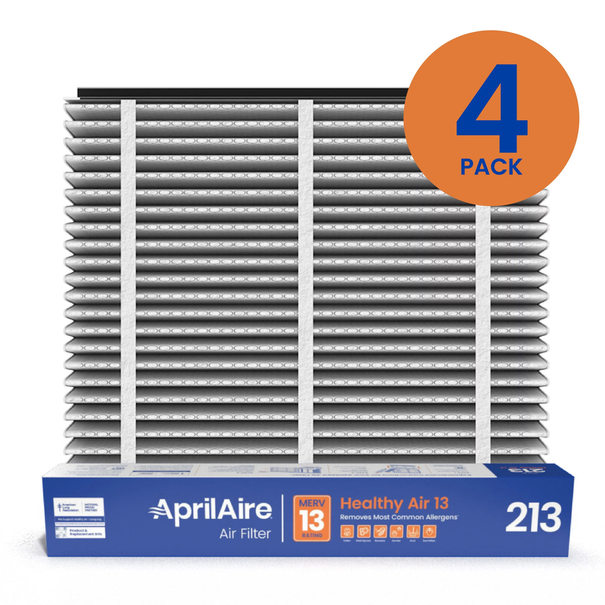 Air Filter MERV 13 Pack of 4 F3171