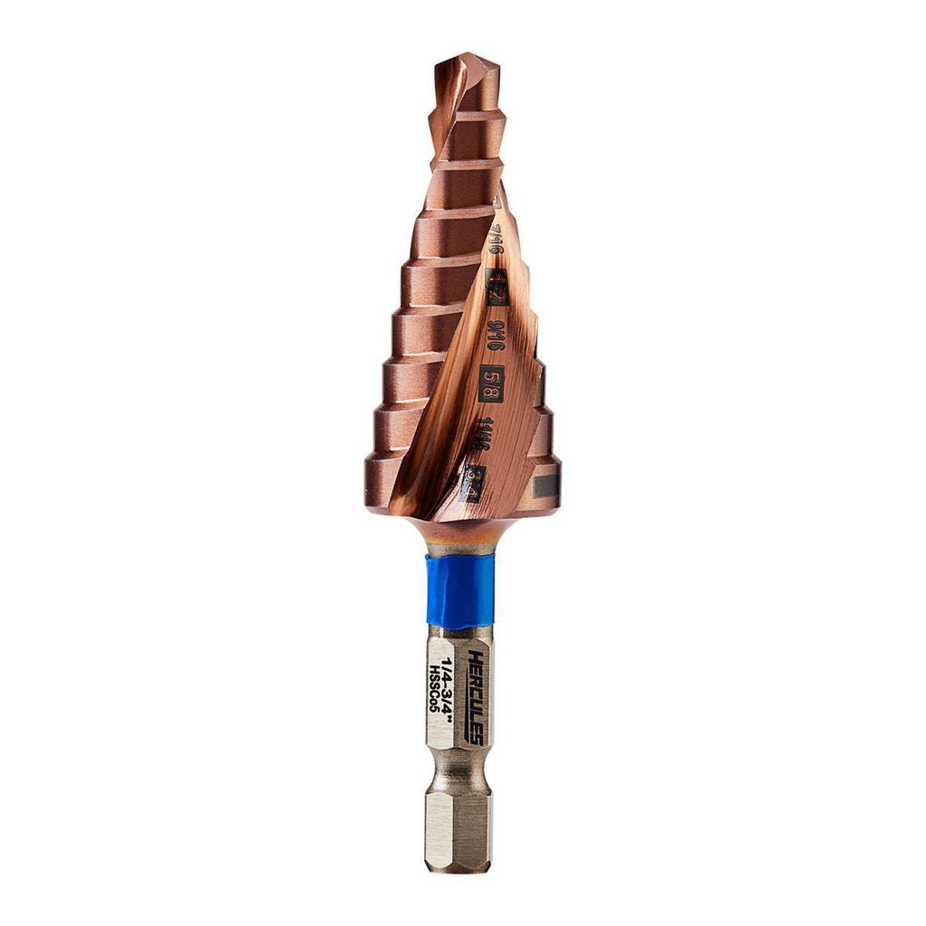 1/4 in. to 3/4 in. Cobalt Step Drill Bit P350036