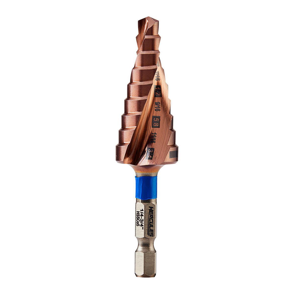 1/4 in. to 3/4 in. Cobalt Step Drill Bit P350036