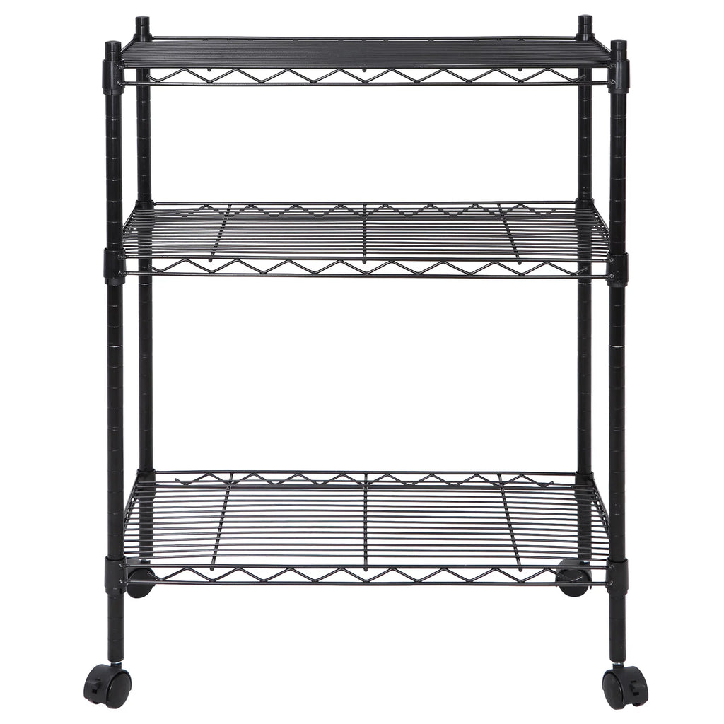 Rolling Kitchen Cart Black Z151