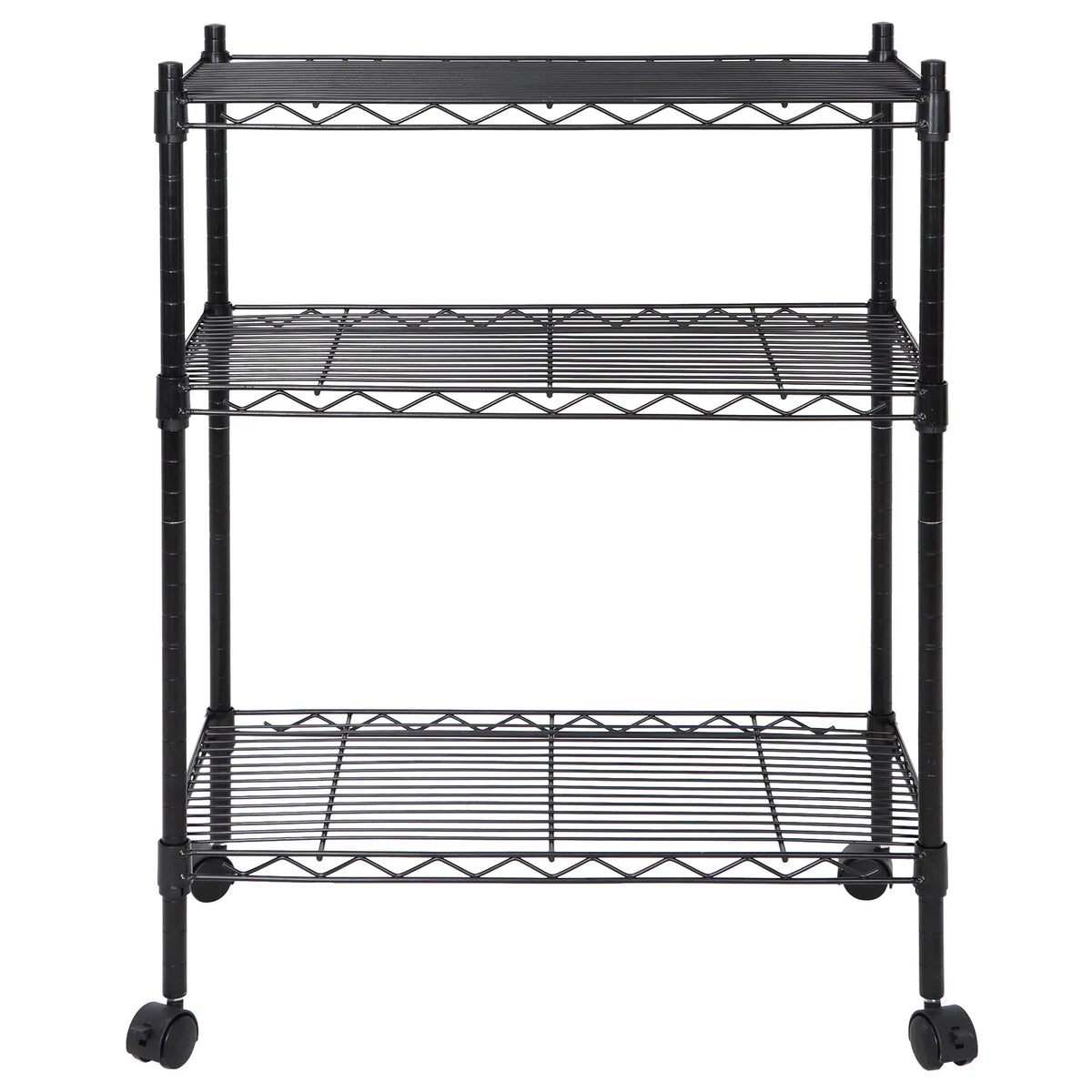 Rolling Kitchen Cart Black Z151