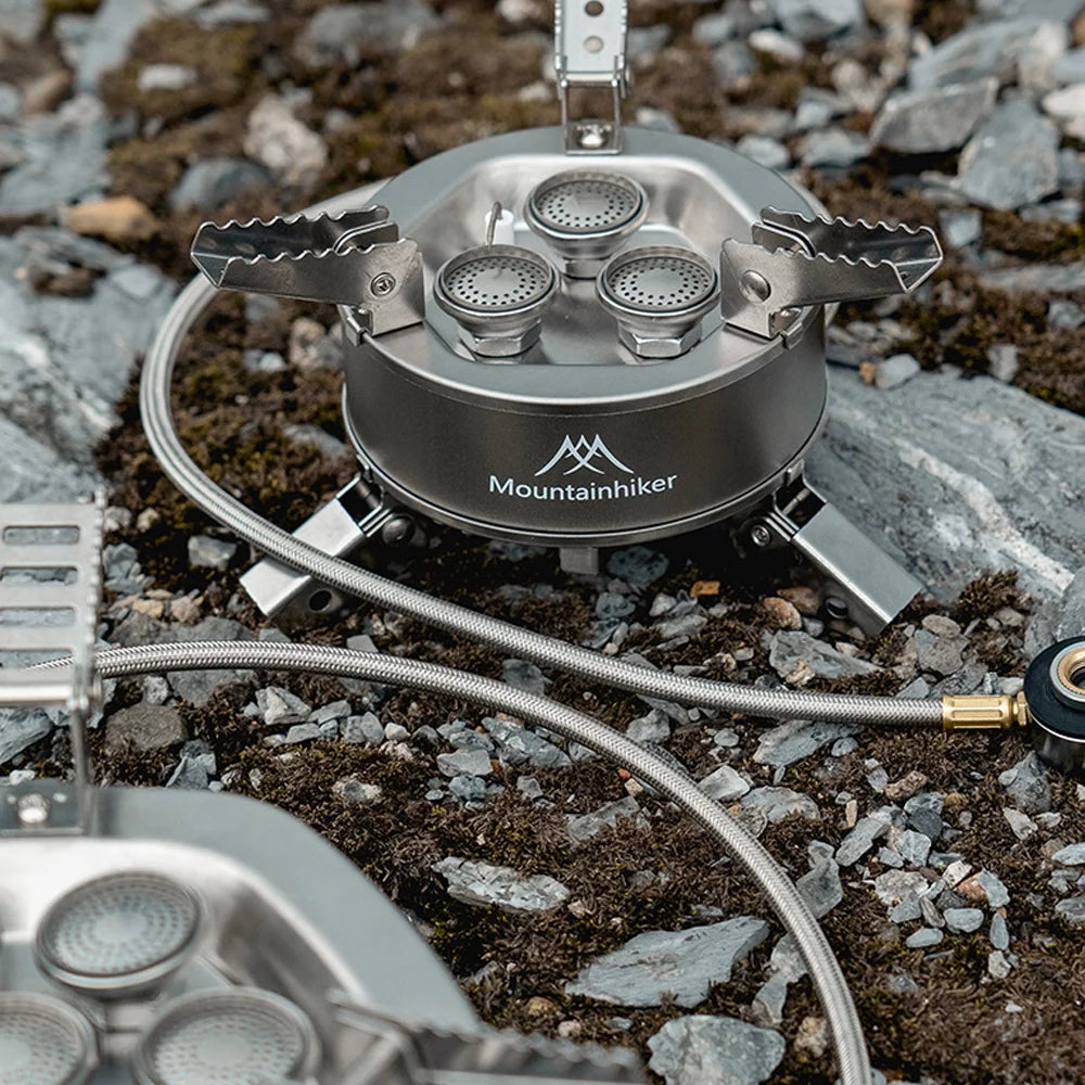 Portable Gas Stove with Electronic Ignition, Foldable Design T911597