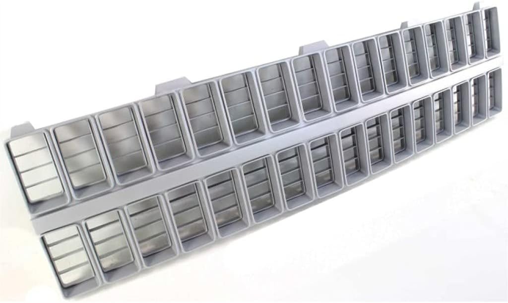 Grille Assembly for Chevy C10 C20 C30 K10 K20 K30 1981 1982 Argent Shell & Insert Plastic P947