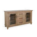 Light Brown Mahogany Wood Server P147734