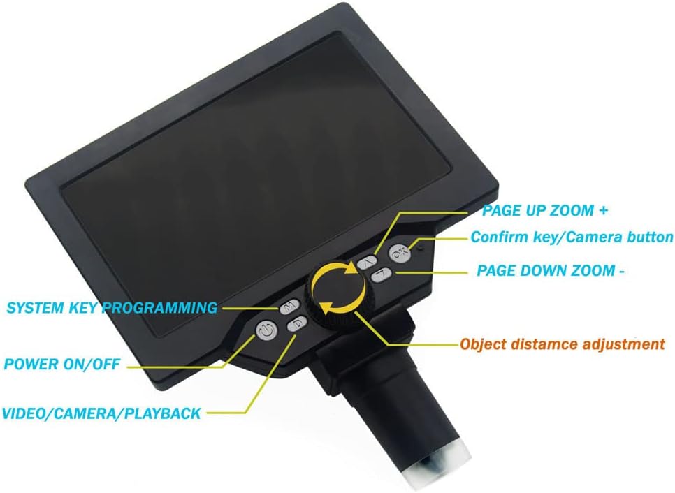 7 Inch LCD Digital Microscope with Aluminum Alloy Stand O875103