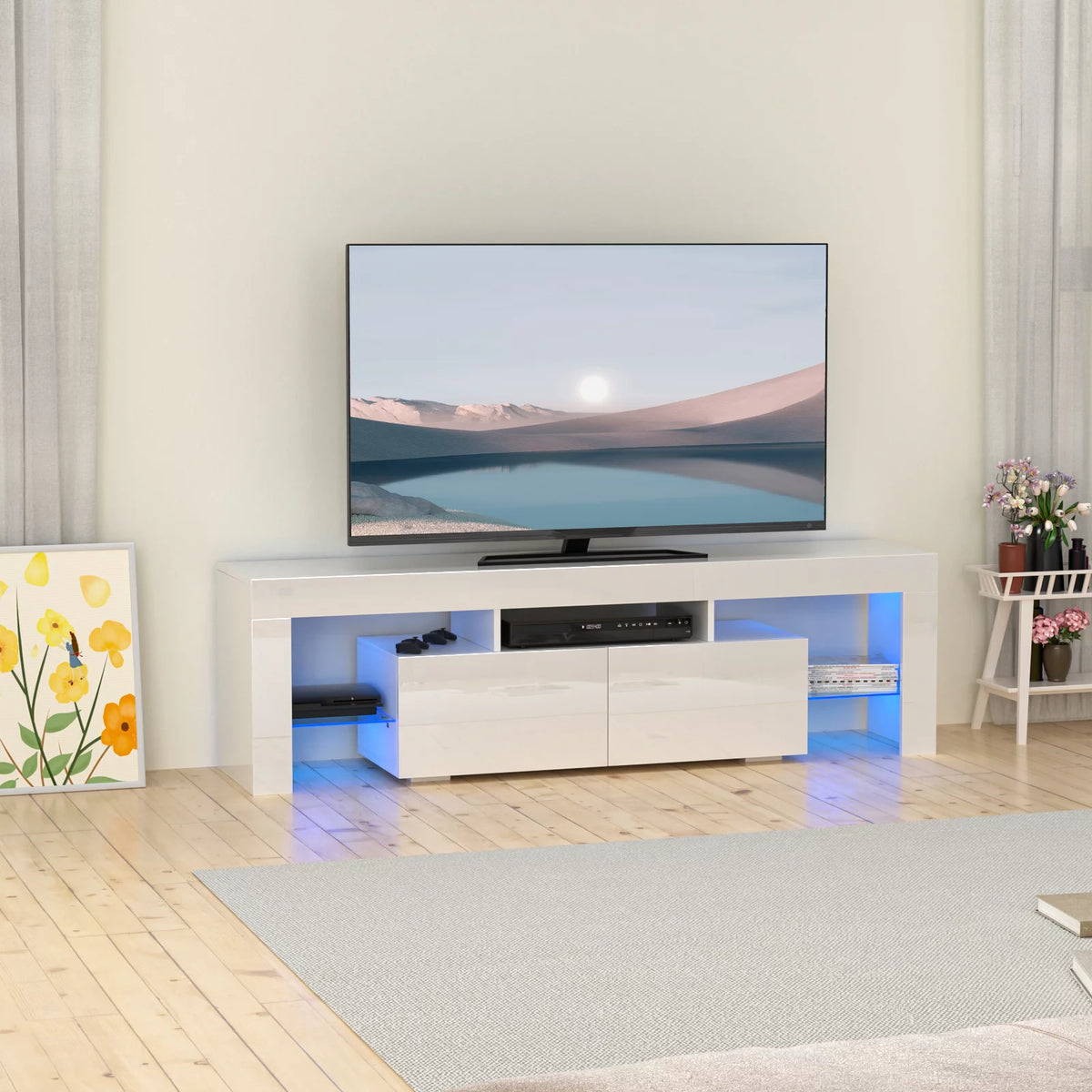 Black TV Stand R845