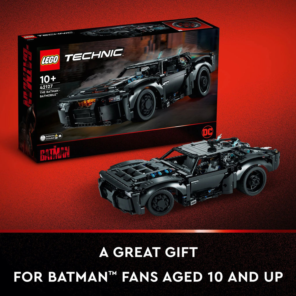 LEGO Technic BATMOBILE 42127 Model Car Building Toy with Light Bricks M254