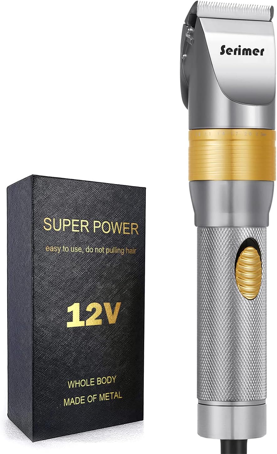 Dog Grooming Kit, 12V Pet Hair Trimmer Set, Pack of 2 Q19817