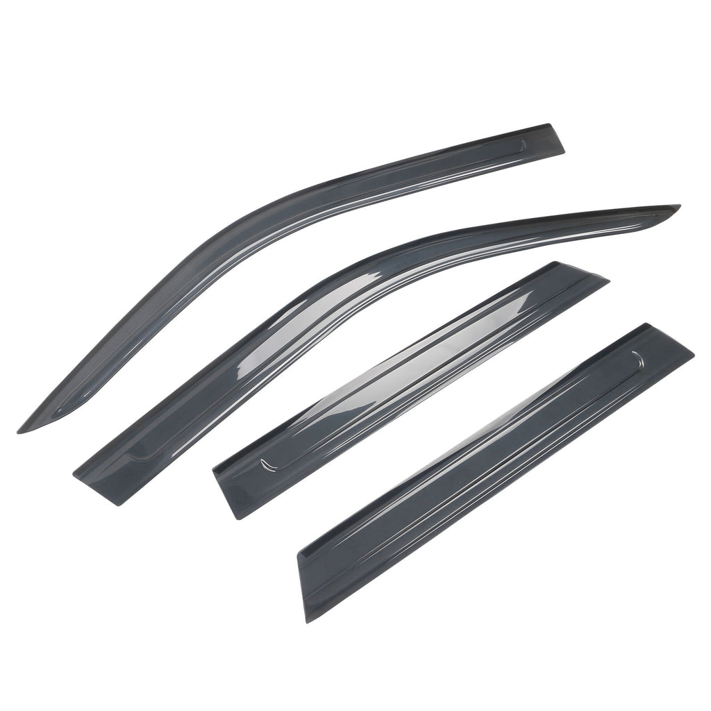 Black Acrylic Window Visors 4PCS H884334
