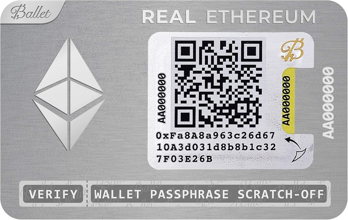 5-Pack Physical Cryptocurrency Wallet with Multicurrency Support U99710