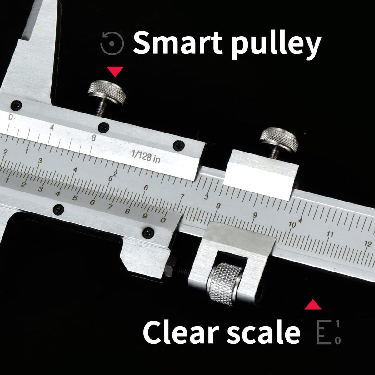 All-Metal Vernier Caliper Inch/Metric 0-12/0-300mm Range H140