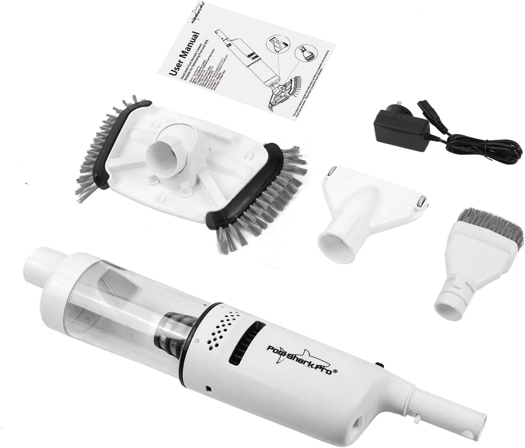 Cordless Handheld Rechargeable Pool Vacuum with Roller and Brushes L75000
