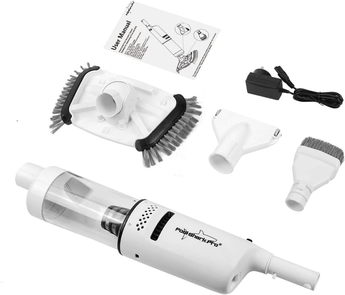 Cordless Handheld Rechargeable Pool Vacuum with Roller and Brushes L75000