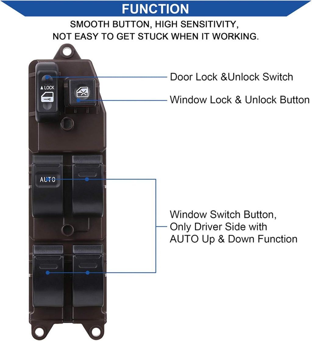 Driver Side Power Window Switch O31822