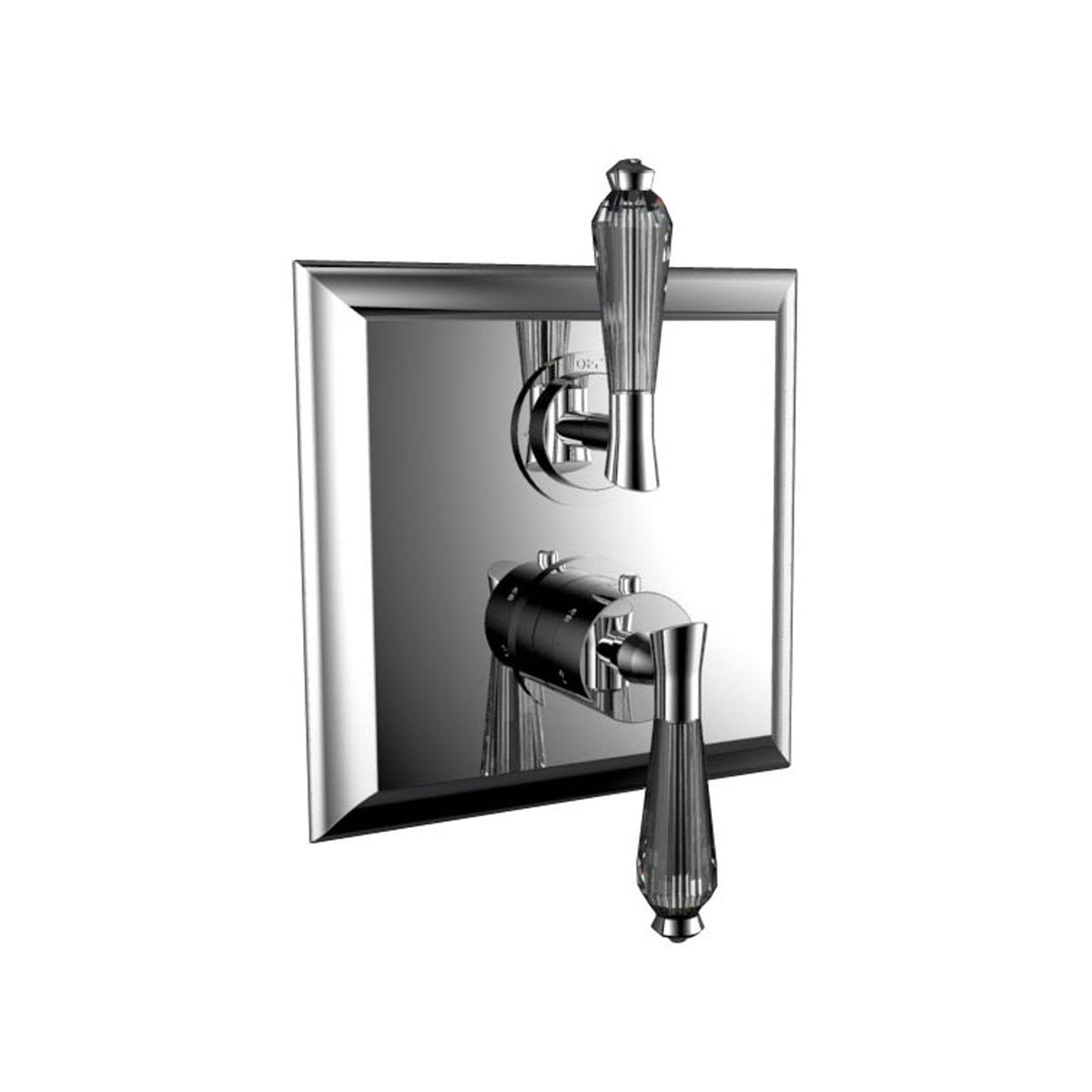 Polished Chrome Thermostatic Trim with 2-Way Diverter R337763