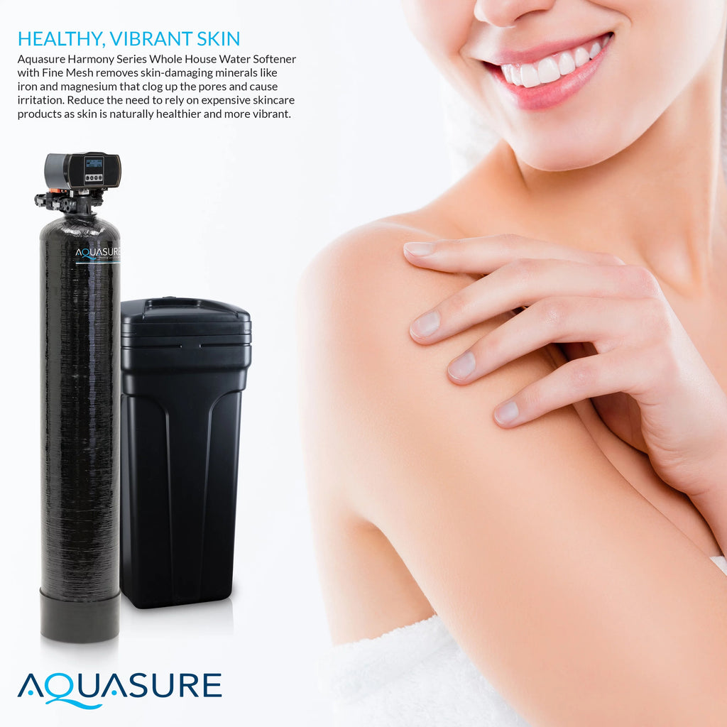64,000 Grains Water Softener with Digital Head and Fine Mesh Resin K92044