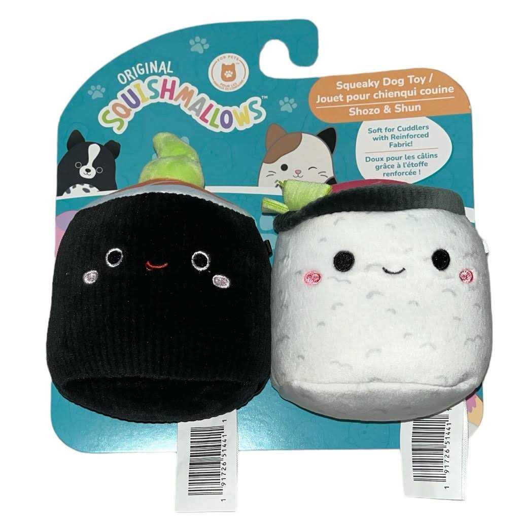 Squeaky Plush 2-Pack Dog Toy L56033