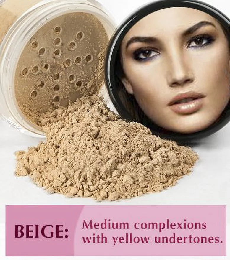 Full Size Mineral Makeup Set Matte Foundation Sheer Powder Cover C66466