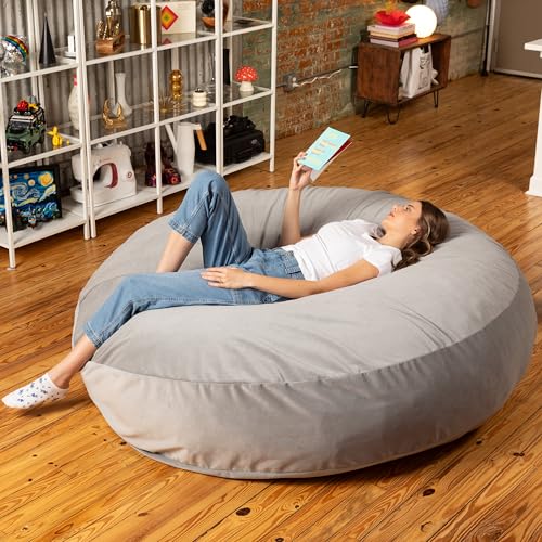 Charcoal Convertible Bean Bag Bed Z887