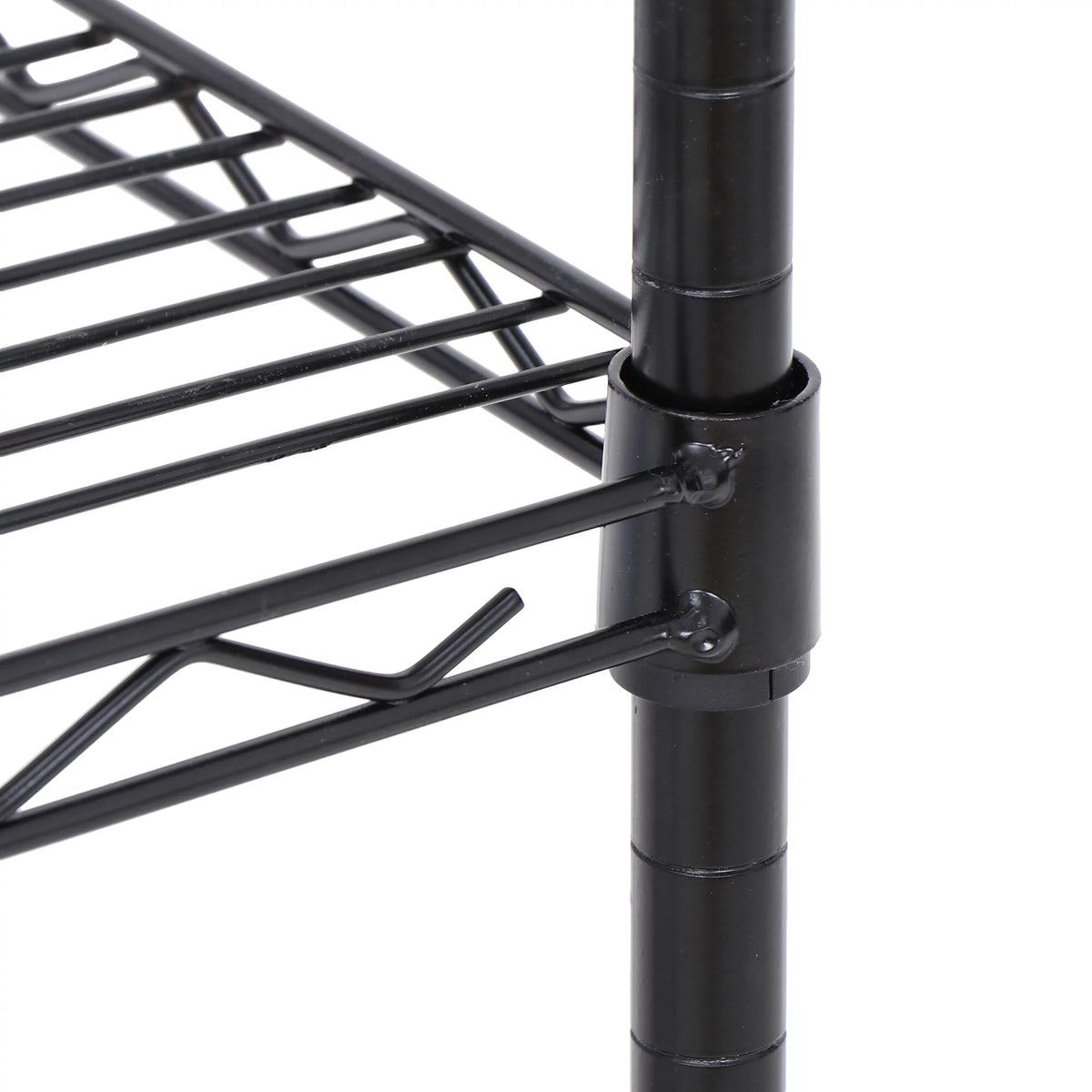 Rolling Kitchen Cart Black Z151