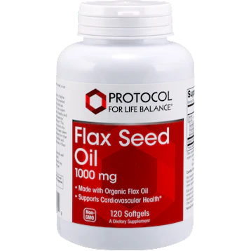 Flax Seed Oil 1000 mg 120 gels K580