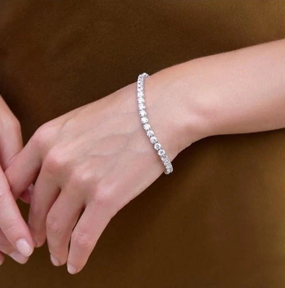 Moissanite Tennis Bracelet F12655