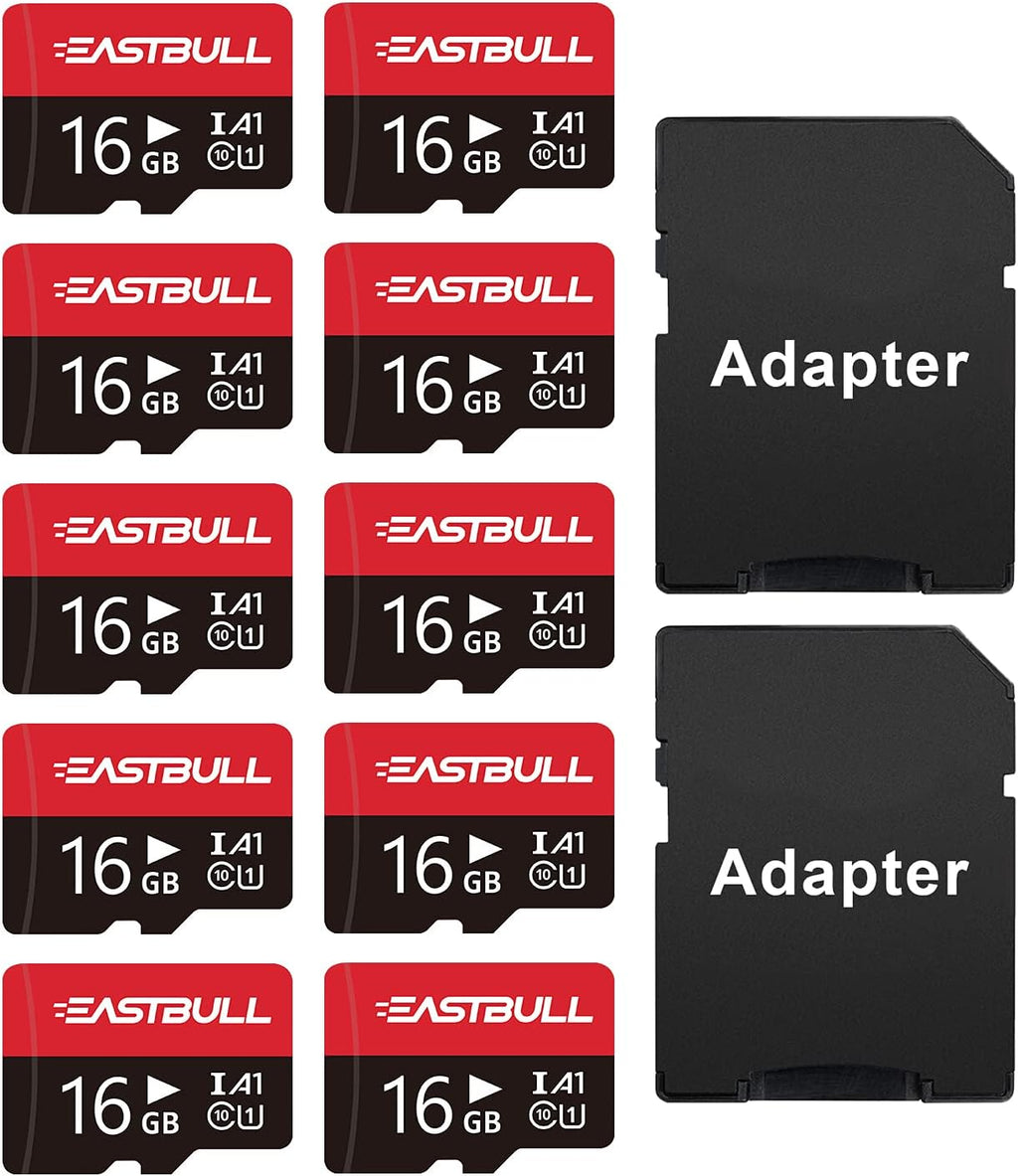 8GB 10-Pack Micro SD Cards UHS-I U1 Class 10 M426274
